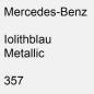 Preview: Mercedes-Benz, Iolithblau Metallic, 357.